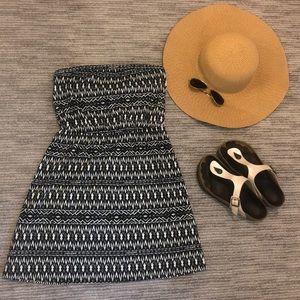 Mossimo strapless print dress